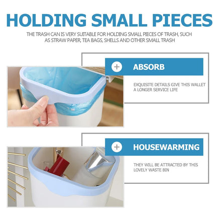 Retractable Under Table Hidden Trash Bin