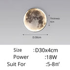 Moon Dia30cm / Warm White No Remote