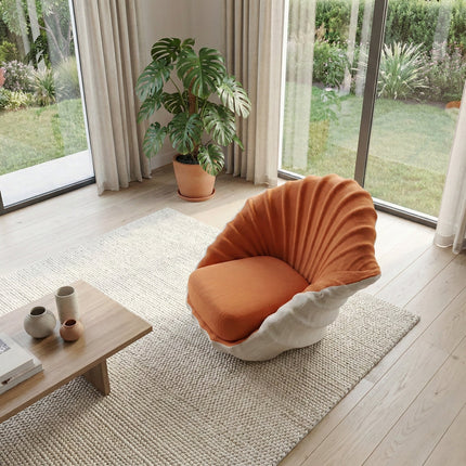 Seashell Accent Artistic Lounge Chair