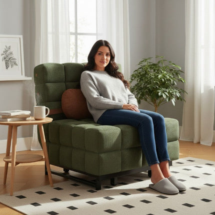 Scandinavian Slim-Profile Expandable Multifunctional Lounger