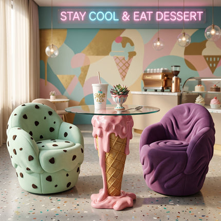 Sweet Spot Creative Melting Ice Cream Table