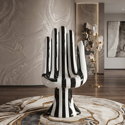 Artistic Hand-Shaped Lounge Chair