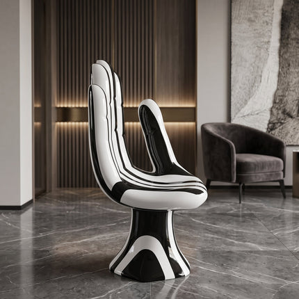 Artistic Hand-Shaped Lounge Chair