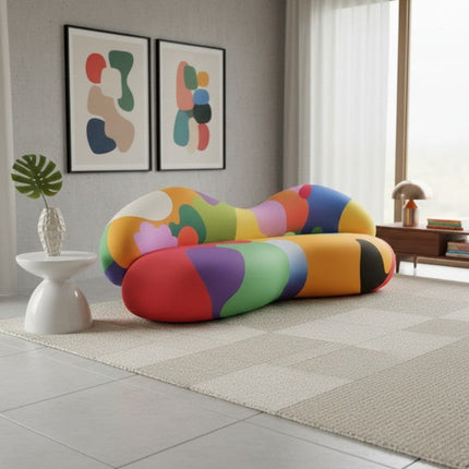Rainbow Art Irregular Modular Lounge Sofa
