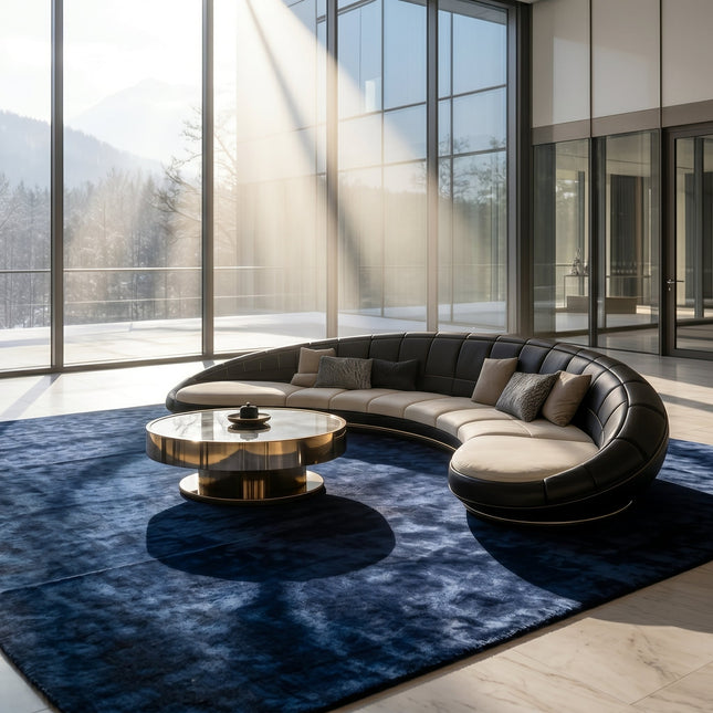 Curved Crescent Modular Elegant Sectional Sofa