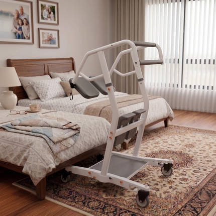 Ergonomic Patient Lift Assist Transfer Wheelchair