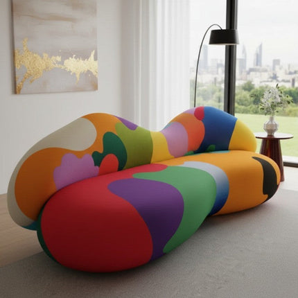 Rainbow Art Irregular Modular Lounge Sofa