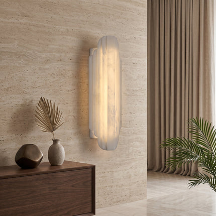 Art Deco Marble LED Wall Sconce Lamp