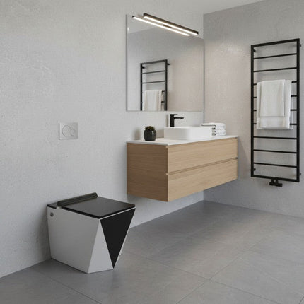 Geometric Edge Minimalist Intelligent Modern Toilet