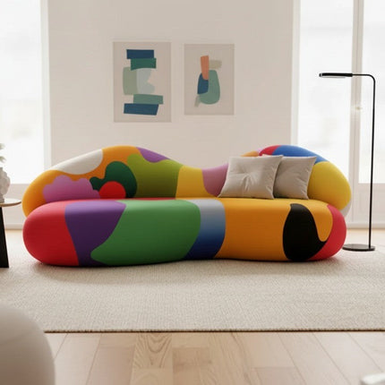 Rainbow Art Irregular Modular Lounge Sofa