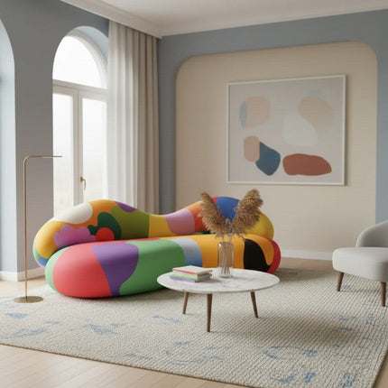 Rainbow Art Irregular Modular Lounge Sofa
