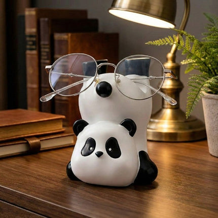 Upside Down Panda Eyeglass Holder