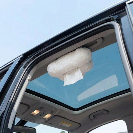 Cloud Shape Hanging Car Tissue Box