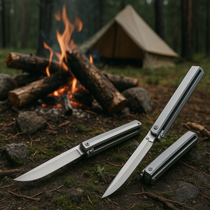 Sharp Edge Stainless Compact Folding Knife
