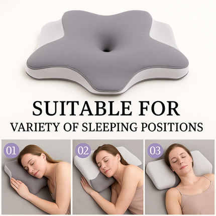 Butterfly Shaped Memory Foam Ergonomic Pillow