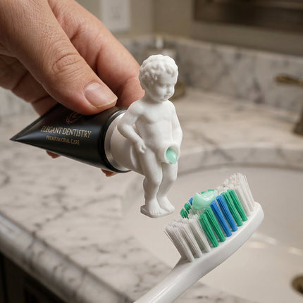 Mini Fairy Sculpture Toothpaste Dispenser