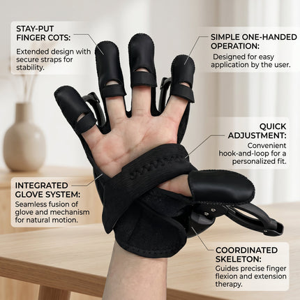 Easy Grip Hand Finger Mobility Recovery Trainer Glove