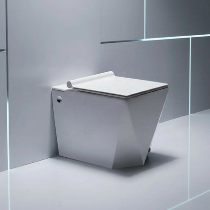 Geometric Edge Minimalist Intelligent Modern Toilet