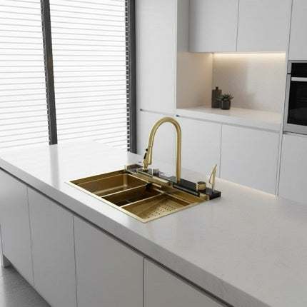 Modular Modern Craft Multi-Layer Kitchen Sink
