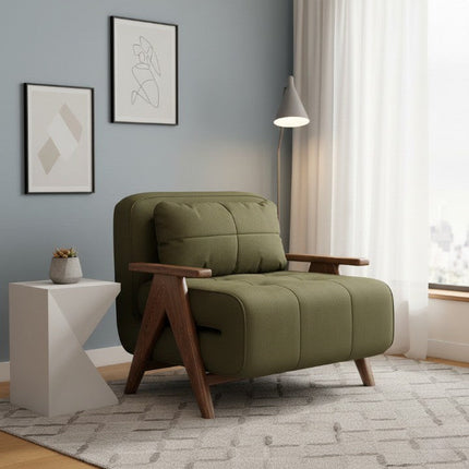 Italian Minimalist Armrest Elegant Lounge Chair