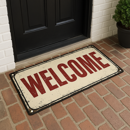 Stylish Non-Slip Laundry Room Floor Mat