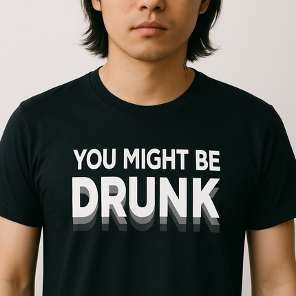 You Might Be Drunk Funny T-Shirt