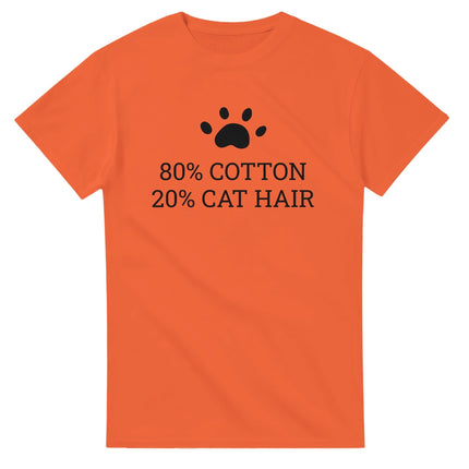 80% Cotton 20% Cat Hair Creative T-Shirt