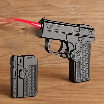 Foldable Dual-Form Gun-Shaped Windproof Lighter
