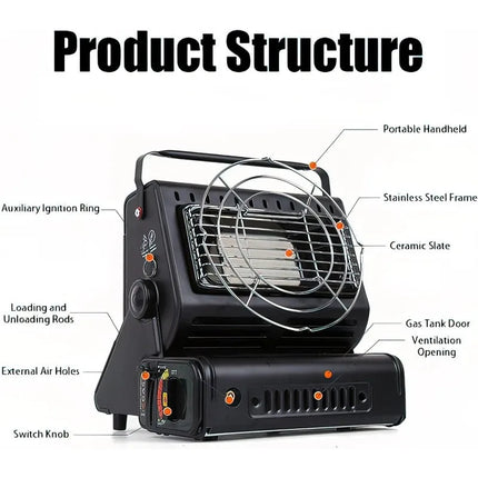 Warm Camping Dual-Function Heater Stove