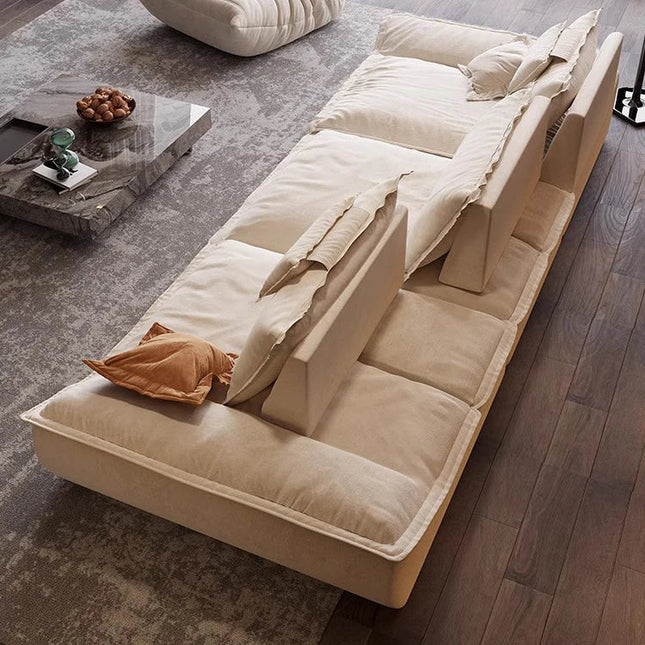 Ultra-Wide Italian Design Adjustable Backrest Sofa