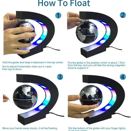 Floating Antigravity Globe LED Lamp