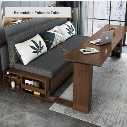 Desk Compact Multifunctional Wooden Minimalist Sofa Bed