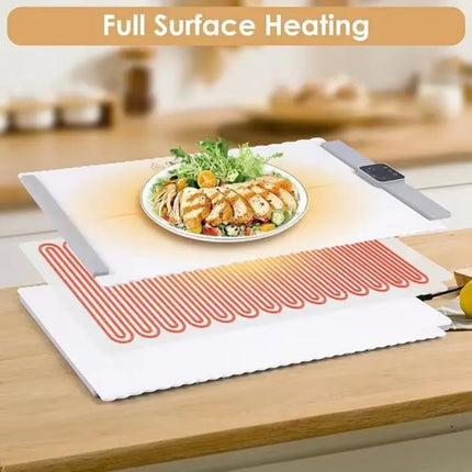 Safe Heat Roll-Up Electric Food Warmer Mat