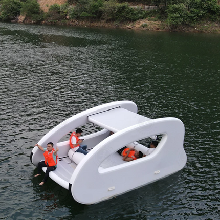 Futuristic Capsule Inflatable Fishing Boat
