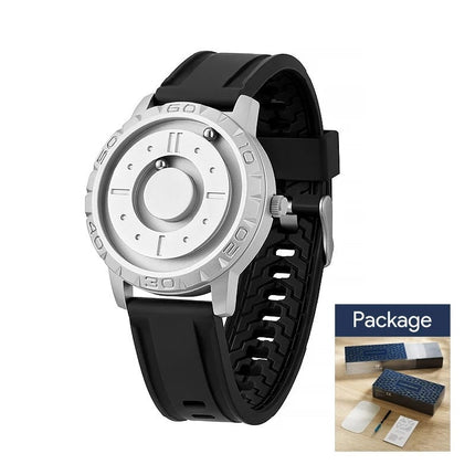Magnetic Ball Pointer Quartz Watch