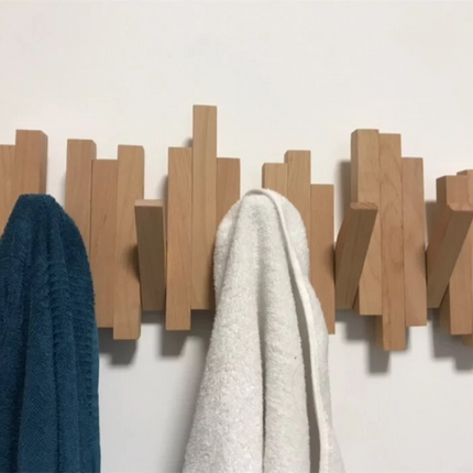 Nordic Automatic Push Coat Hooks for Wall