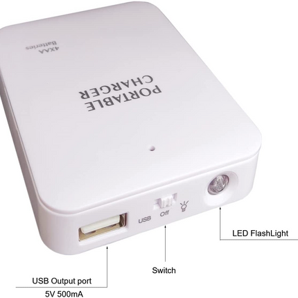 Portable AA Battery Travel Power Bank