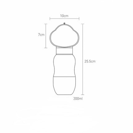 2in1 Smart Pet Portable Water Bottle Feeder
