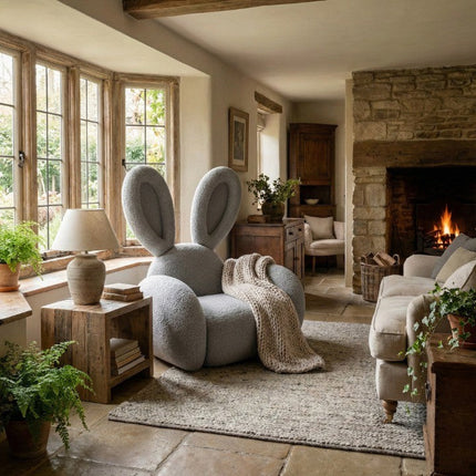 Bunny Ear Cozy Accent Lounge Chair