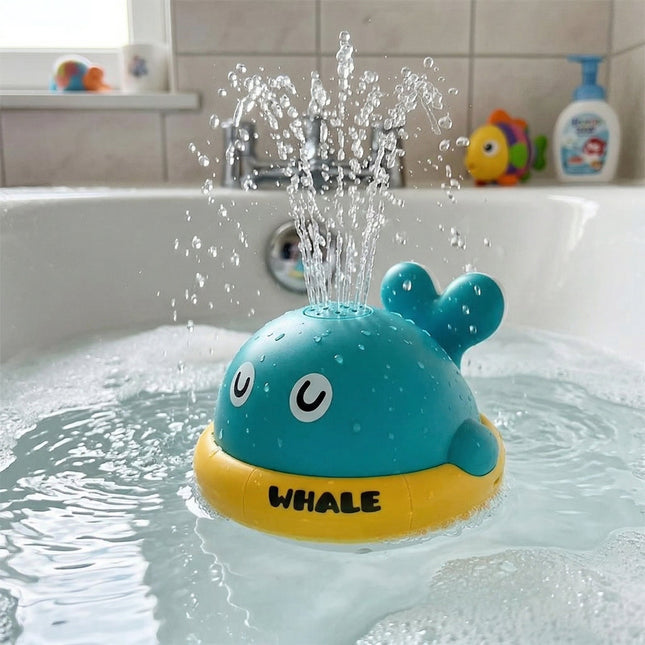 Splash Whale Auto-Spray Baby Bath Water Toy