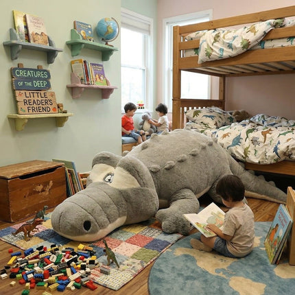 Jumbo Crocodile Stuffed Animal Pillow