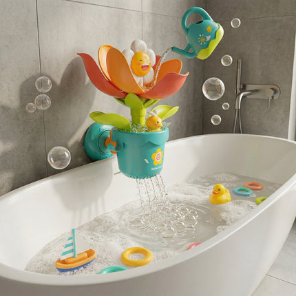Blooming Flower Waterfall Baby Bath Toy