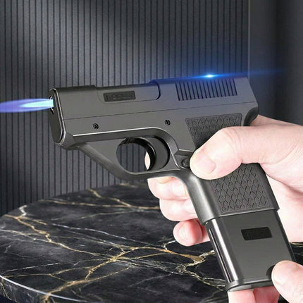 Gun Shape Secret Storage Jet Flame Lighter