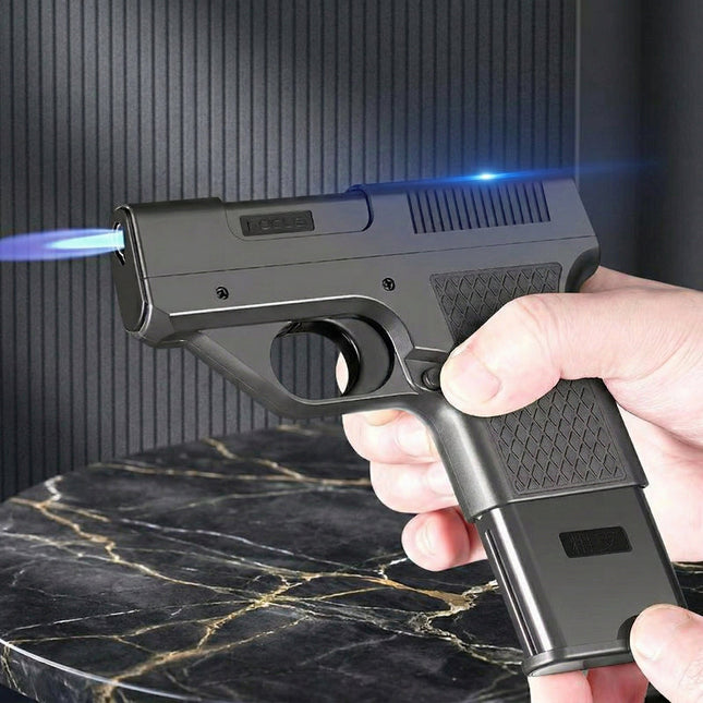 Gun Shape Secret Storage Jet Flame Lighter
