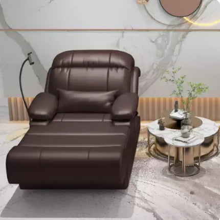Premium Italian Leather Reclining Lounge Chair