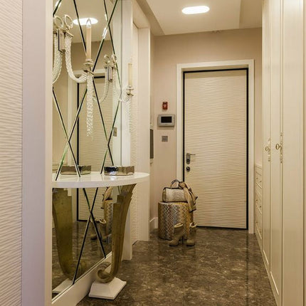 Customized Luxury Beveled Glass Mirror for entrance foyer wall
