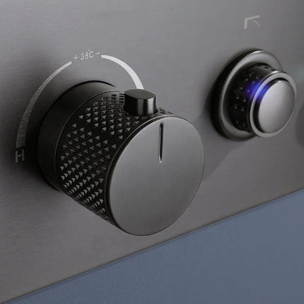 Luxury Rainfall LED Color-Changing Shower Set