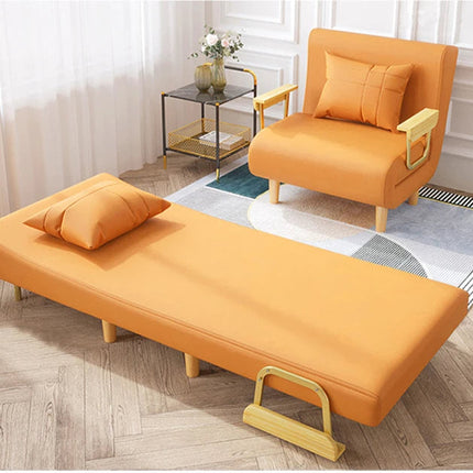 Modern Japanese Style Space Saving Foldable Single Sofa Bed