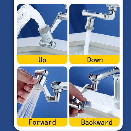 Full Rotating Universal Faucet Tap Extender