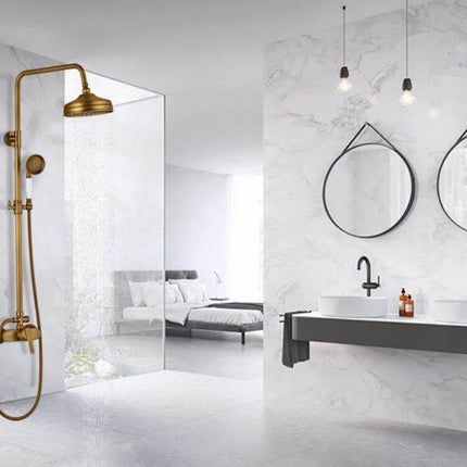 Elegant Luxury Antique Rainfall Bathroom Shower Set